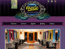 Tablet Screenshot of moxiehairanddesignstudio.com